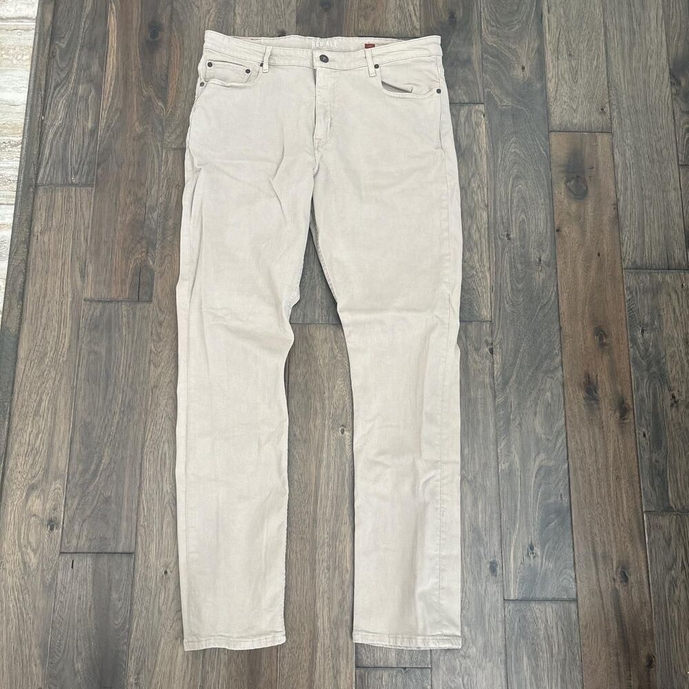 Men's Red Ale Cream Trousers
